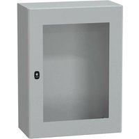 Schneider Electric Spacial S3D tspt Tür ohne Montageplatte H800xB600xT300.IP66 IK08 RAL7035. Inhalt von Schneider Electric