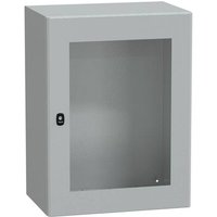 Schneider Electric Spacial S3D tspt Tür ohne Montageplatte H800xB600xT400.IP66 IK08 RAL7035. Inhalt von Schneider Electric