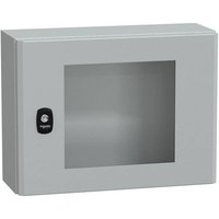 Schneider Electric Spacial S3D tspt Tür ohne Montageplatte. H300xB400xT150 IP66 IK08 RAL7035. Inhal von Schneider Electric