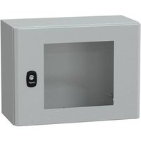 Schneider Electric Spacial S3D tspt Tür ohne Montageplatte. H300xB400xT200 IP66 IK08 RAL7035. Inhal von Schneider Electric