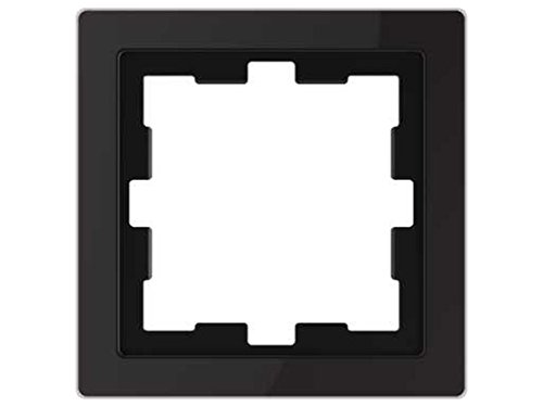Schneider Electric mtn4010 – 6503 Rahmen 1-Element der Reihe d-life für senkrechte und waagerechte Montage, Finish in Glas, Onix von Schneider Electric