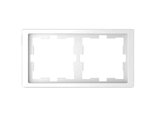 Schneider Electric mtn4020 – 6535 Rahmen 2 Elemente der Reihe d-life für vertikale und horizontale Montage, Arktis von Schneider Electric