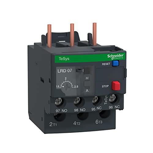 Schneider Electric TeSys Motorschutzrelais, 1,6-2,5A, 1S+1Ö, Klasse 10A, Überlastrelais, Artikelnummer LRD07 Schneider Electric TeSys Motorschutzrelais, 1,6-2,5A, 1S+1Ö, Klasse 10A, Überlastrelais, Artikelnummer LRD07 von Schneider Electric