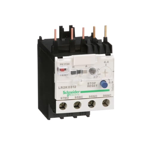 Schneider Electric TeSys Motorschutzrelais, 3-polig, 3,7-5,5A, 1S+1Ö, Klasse 10A, Artikelnummer LR2K0312 Schneider Electric TeSys Motorschutzrelais, 3-polig, 3,7-5,5A, 1S+1Ö, Klasse 10A, Artikelnummer LR2K0312 von Schneider Electric