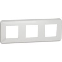 Schneider Electric - Schneider Unica Pro NU400618 Abdeckplatte - Weiß mit transparenter Umrandung - 3x2 Module - 3 Posten von Schneider Electric
