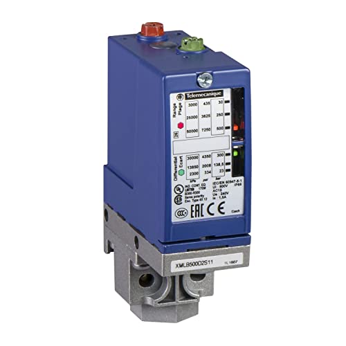 Schneider XMLB300D2S11 XMLB-Druckschalter 300 Bar, einstellbare Hyst., 2 Schaltp., 1Ö/1S, Pg13 von Schneider Electric