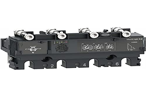 Schneider Electric U-Control NSX160 AC 4P4R 160A 4.2AL Black Drucktaste 4-Wege Panel Montage Schraubklemme Schraube Kupfer Arbeitskontakt 1 Count von Schneider Electric