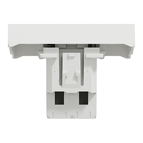 Unica Taster NO – 10 A – Schnellverbinder – 2 Mod – Weiß – Mechanismus einzeln von Schneider Electric