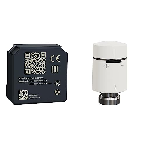 Wiser Smart Home Jalousieaktor 1fach Unterputz & Merten Wiser Heizkörperthermostat Smart Home, kompatibel mit Amazon Alexa und Google Assistant,Steuerung per APP Wiser Smart Home Jalousieaktor 1fach Unterputz & Merten Wiser Heizkörperthermostat Smart Home, kompatibel mit Amazon Alexa und Google Assistant,Steuerung per APP von Schneider Electric