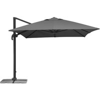 SCHNEIDER SCHIRME Ampelschirm »Rhodos Grande«, BxL: 400 x 300 cm, rechteckig, Sonnenschutzfaktor: 50+ - grau von Schneider Schirme