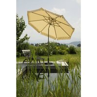 SCHNEIDER SCHIRME Marktschirm »Orlando«, rund, abknickbar, Sonnenschutzfaktor: 50+ - beige von Schneider Schirme