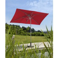 SCHNEIDER SCHIRME Rechteckschirm »Porto«, BxL: 200 x 300cm, rechteckig, abknickbar, Sonnenschutzfaktor: 50+ - rot von Schneider Schirme