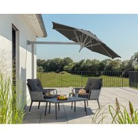SCHNEIDER SCHIRME Sonnenschutz »Muro«, ⌀: 250 cm, anthrazit, Wandschirm - grau von Schneider Schirme
