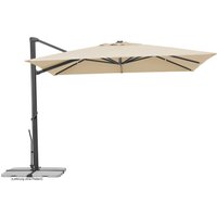 Schneider Ampelschirm RHODOS SMART, ca. 300 x 300 cm, natur von Schneider Schirme