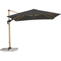 Schneider Ampelschirm RHODOS TWIST WOODY ca. 300 x 300 cm, anthrazit von Schneider Schirme