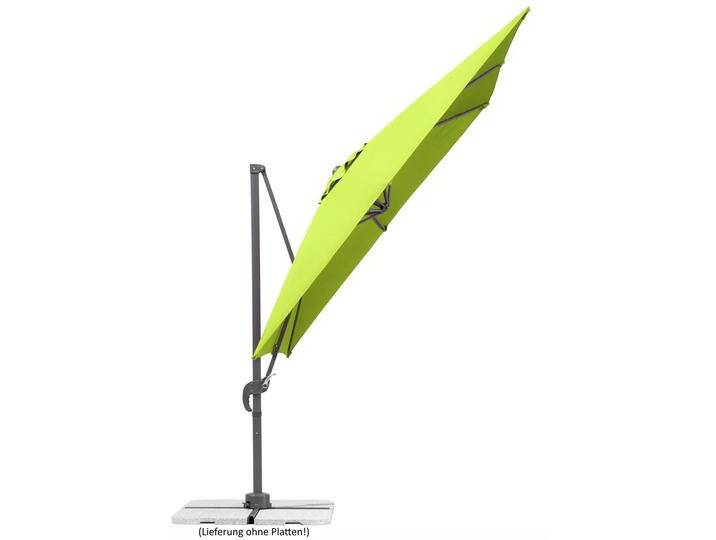 Schneider Ampelschirm Rhodos Junior apfelgrün 270 x 270 cm von Schneider-Schirme