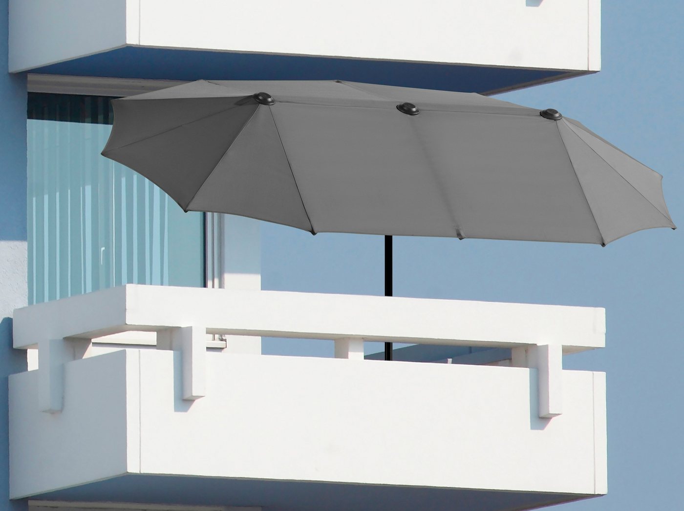 Schneider Schirme Balkonschirm Salerno, LxB: 300x150 cm, mit Schutzhülle, ohne Schirmständer von Schneider Schirme