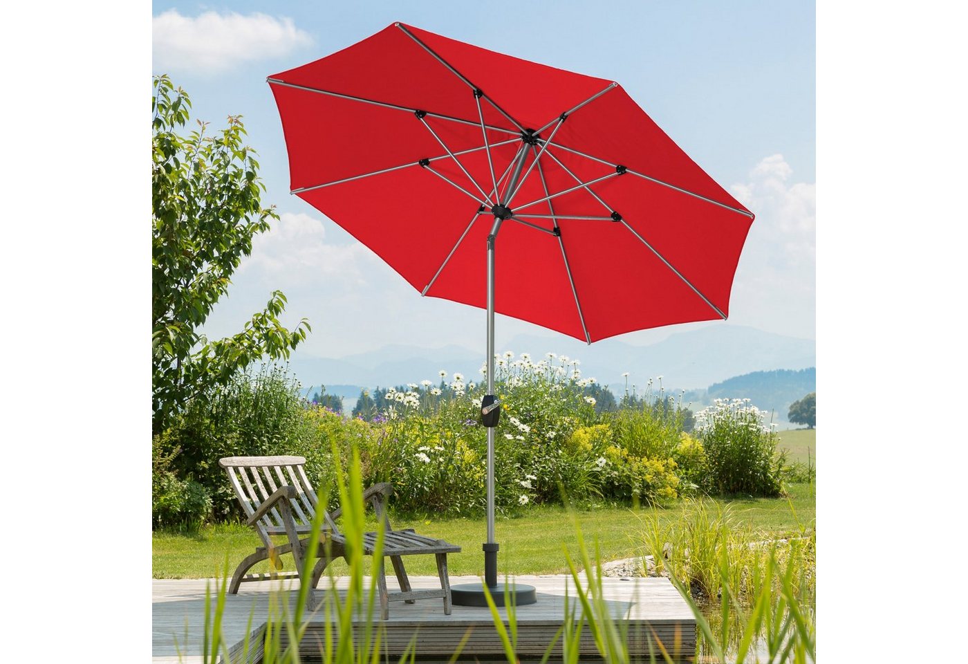 Schneider Schirme Sonnenschirm Venedig, ohne Schirmständer von Schneider Schirme