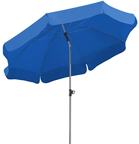 Schneider Sonnenschirm Locarno, royalblau, 200 cm rund, 716-79, Gestell Stahl, Bespannung Polyester, 2.4 kg von Schneider