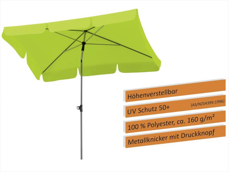 Schneider Sonnenschirm Locarno apfelgrün 180 x 120 cm von Schneider Schirme