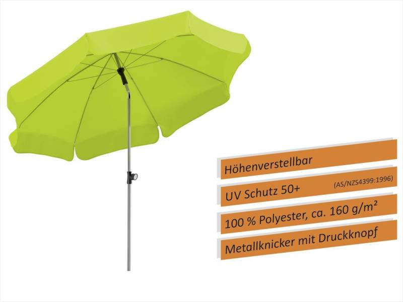 Schneider Sonnenschirm Locarno apfelgrün Ø 200 cm von Schneider Schirme