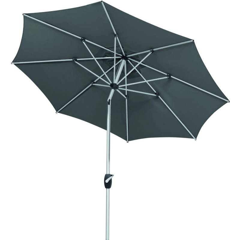 Schneider Marktschirm Venedig Ø 270 cm Anthrazit mit Kurbelmechanik von Schneider Schirme