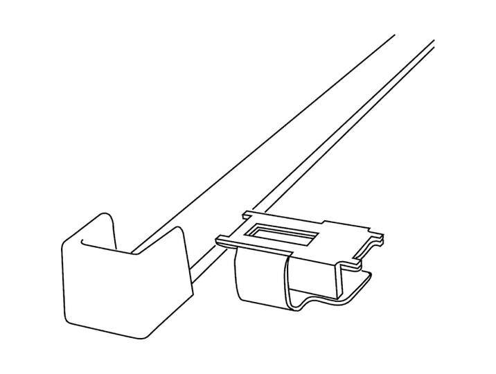 10x Schneider Electric, Kabelbinder, FED Halter Kabelbinder schwarz Typ:FED-FA 5440800 (50 mm, 10 Stk.) von Schneider-electric