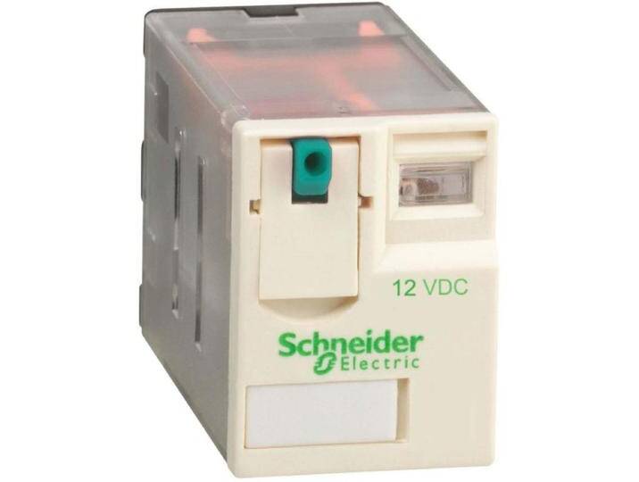 10x Schneider Electric 8 pin plug in relay 12Vdc coil, 12A DPDT, Relais von Schneider-electric