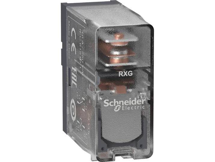 10x Schneider Electric Relay 1CO 10A 24VDC Clear Cover, Relais von Schneider-electric