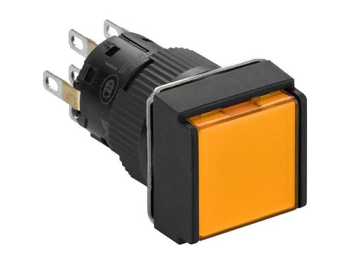 5x Schneider Electric Drucktaster 1f or quadrat 2W IP65 XB6ECW8B2P, Schalter + Taster, Orange 5x Schneider Electric Drucktaster 1f or quadrat 2W IP65 XB6ECW8B2P, Schalter + Taster, Orange von Schneider-electric