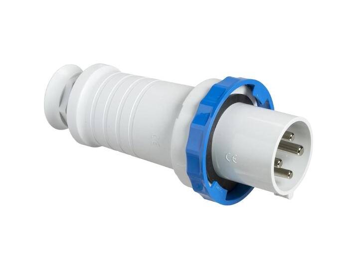 Schneider Electric, Netzstecker + Netzkupplung, SE 81391 Stecker Ip67 125A 230V 4P (CEE 32/3) von Schneider-electric