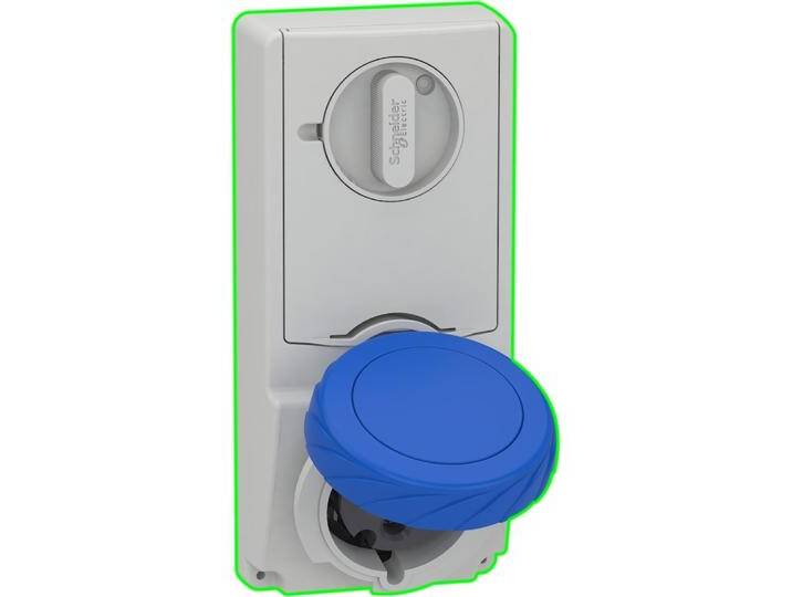 Schneider Electric, Steckdose, SE 82192 Anbausteckdose Verrieg. Ip65 32A 230V 3P von Schneider-electric