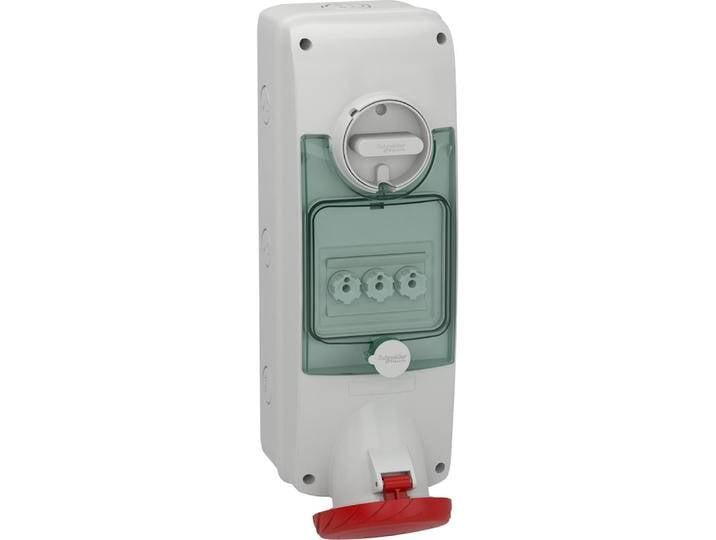 Schneider Electric, Steckdose, SE PKB63R534 W.-Dose D0-Si. Verrieg. Ip65 63A 400V 4P von Schneider-electric
