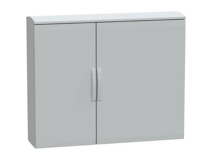 Schneider Electric, Verteilerschrank, Polyestergehäuse bodenst. Vers.PLAT oben NSYPLAT10123G von Schneider-electric