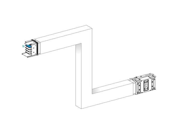 Schneider Electric, Verteilerschrank Zubehör, SE KSA1000DZE43A KSA Z-Element aufwÃ¤rts-abwÃ¤rts von Schneider-electric