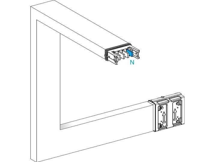 Schneider Electric, Verteilerschrank Zubehör, SE KSA400DMCL43A KSA MehrfachrichtungsÃ¤nderung aufwÃ¤rts links von Schneider-electric