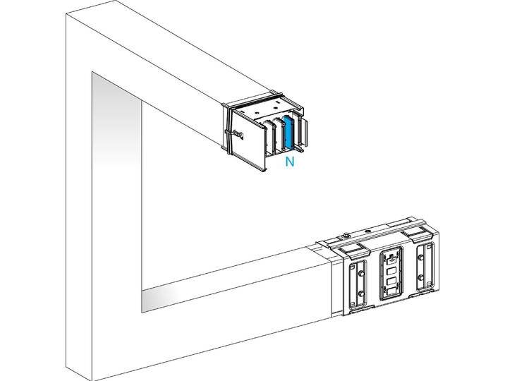Schneider Electric, Verteilerschrank Zubehör, SE KSA630DMCL43A KSA MehrfachrichtungsÃ¤nderung aufwÃ¤rts links von Schneider-electric