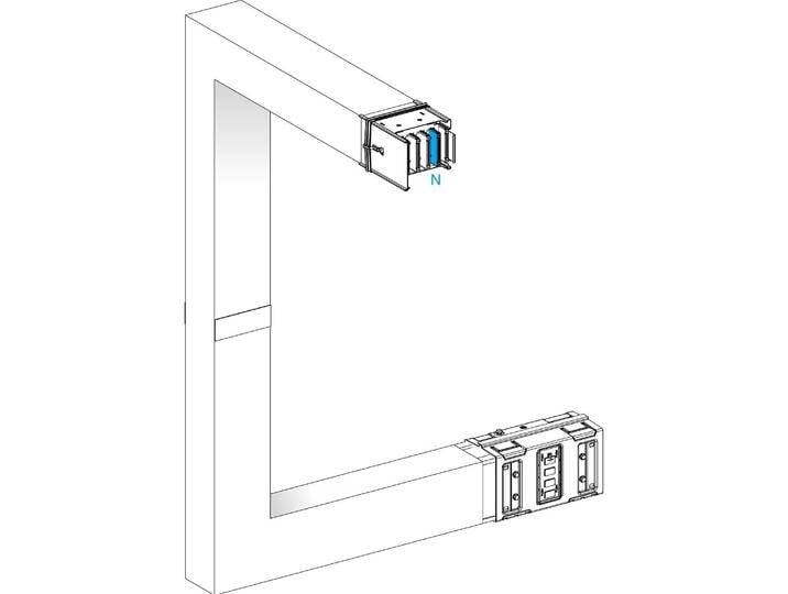Schneider Electric, Verteilerschrank Zubehör, SE KSA630DMCL43F KSA MehrfachrichtungsÃ¤nderung aufwÃ¤rts links von Schneider-electric