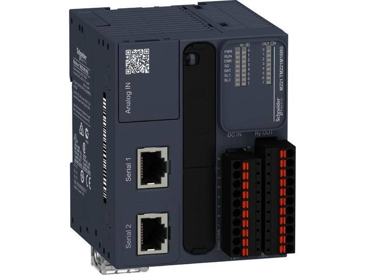 Schneider Electric CONTROLLER M221-16IO RELAY SPRING MODULA, Relais von Schneider-electric