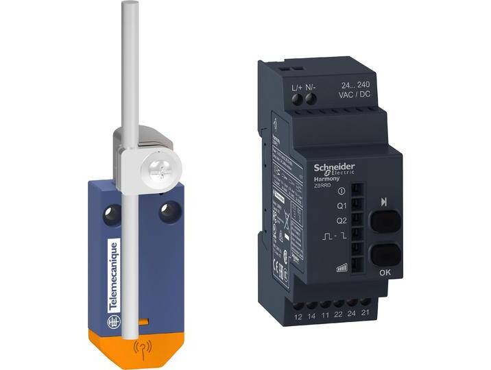 Schneider Electric Funk-Positionsschalter mit Polyamidstab Kit Empfänger, Schalter + Taster von Schneider-electric