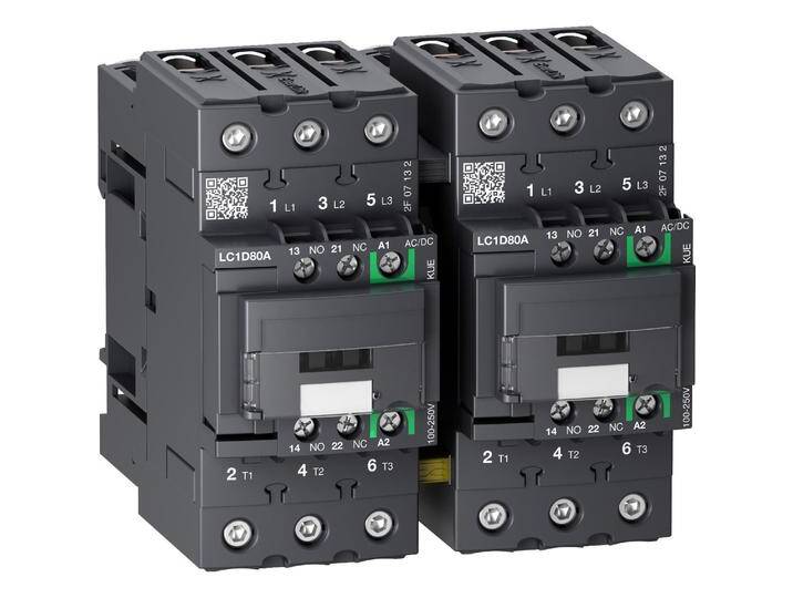 Schneider Electric LC2D80AKUE 3p+1S+1Ö 37kW/400V/AC3 80A Spule 100-250 Wendeschützkombination, Relais Schneider Electric LC2D80AKUE 3p+1S+1Ö 37kW/400V/AC3 80A Spule 100-250 Wendeschützkombination, Relais von Schneider-electric