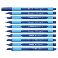 Schneider Kugelschreiber Slider Edge hellblau/dunkelblau, Schreibfarbe: blau, 10 St. Schneider Kugelschreiber Slider Edge hellblau/dunkelblau, Schreibfarbe: blau, 10 St. von Schneider