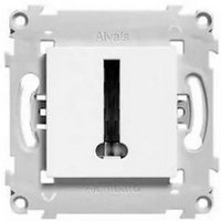 ALB81066 - 8-polige Telefonschützbuchse in weißem t ohne ALVAIS-Platte - Weiß - Schneider von Schneider