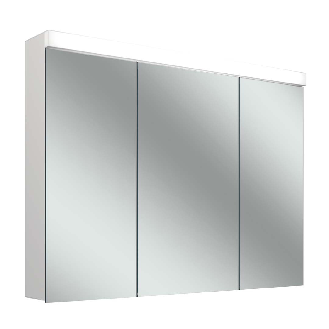 LOW plus 15 LED-Spiegelschrank, 3 Türen 30/40/30cm, 995x147x747mm, Beleuchtung oben, 172.301.01.0201 LOW plus 15 LED-Spiegelschrank, 3 Türen 30/40/30cm, 995x147x747mm, Beleuchtung oben, 172.301.01.0201 von Schneider