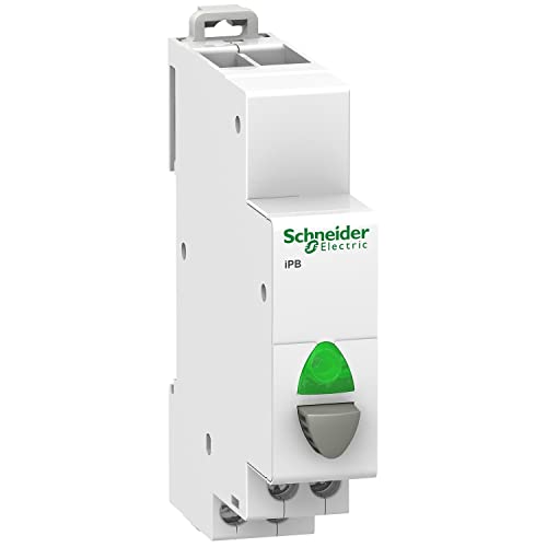Schneider A9E18036 x Drucktaster iPB, 1 Schließer, Taste, LED grün 110-230VAC, Grau Schneider A9E18036 x Drucktaster iPB, 1 Schließer, Taste, LED grün 110-230VAC, Grau von Schneider