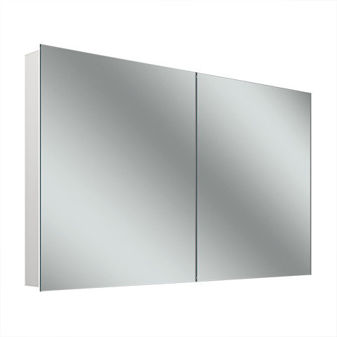 Schneider ADVANCED Line Comfort LED Lichtspiegelschrank, 2 Türen, 141,5x71,5x12cm, 194.140., Ausführung: EU-Norm/Korpus weiss von W. Schneider GmbH