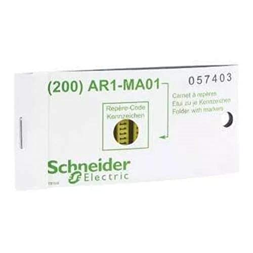 Schneider AR1MA016 Kennzeichnungshülse, gelb, Verpackungeinheit: 200 Stck., Ziffer 6 von Schneider