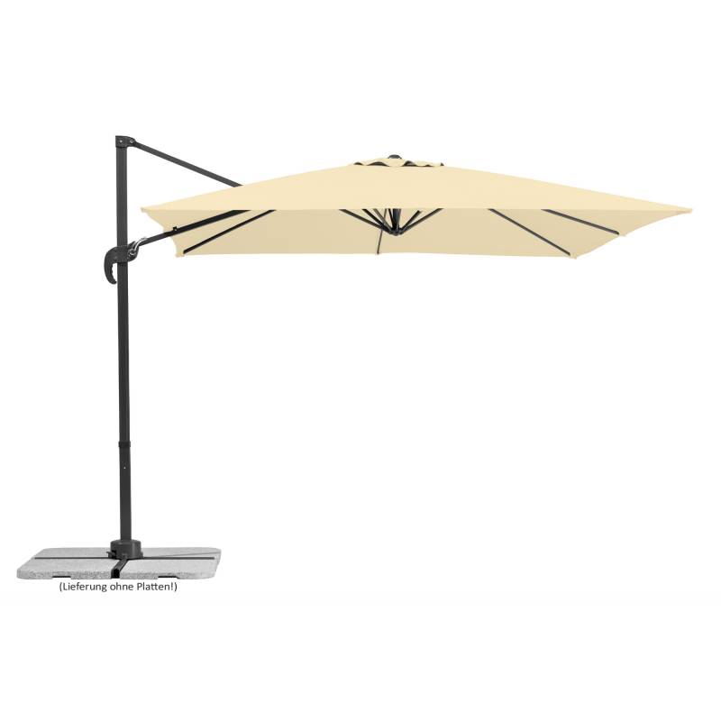 Schneider Ampelschirm 'Rhodos Junior' naturfarben 270 x 270 cm von Schneider
