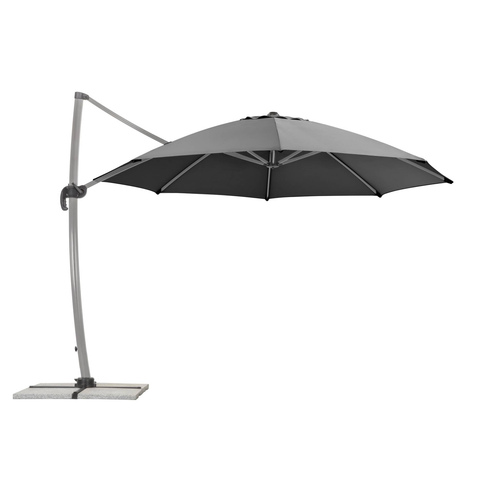 Schneider Ampelschirm 'Rhodos Rondo' anthrazit Ø 350 cm Schneider Ampelschirm 'Rhodos Rondo' anthrazit Ø 350 cm von Schneider