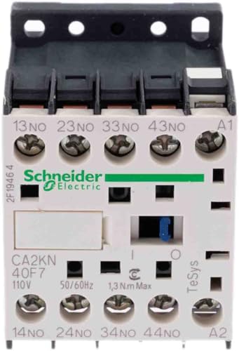 Schneider CA2KN40F7 TeSys K AC Spulensteuerrelais, 110 V, weiß von Schneider Electric